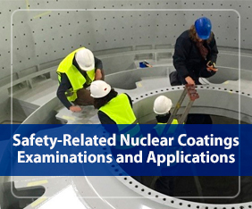 Safety related nuclear coatings examinations and applications
