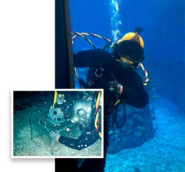 Commercial diving services in New York