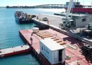 Professional offshore oil rig diving maintenance in the Gulf Coast