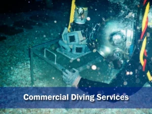 UESI commercial diving services for marine construction, nuclear power plants, and subsea infrastructure.