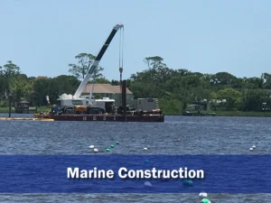 UESI marine construction services for waterfront assets, underwater infrastructure, and coastal project management.