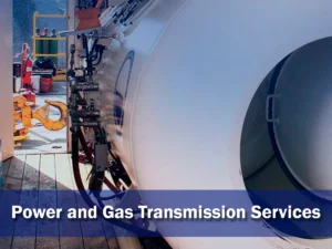 UESI underwater engineering and marine construction for power and gas transmission services, featuring subsea cable installation and pipeline maintenance.